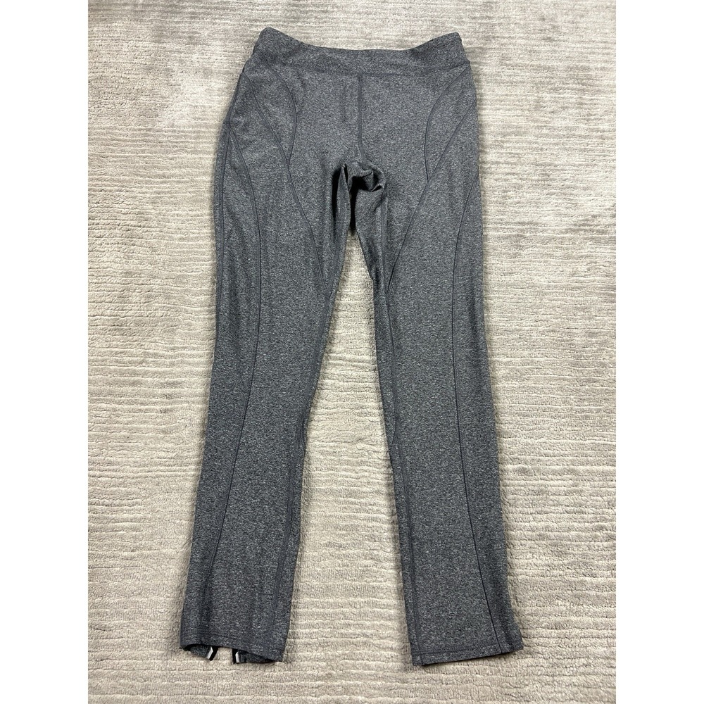 Reactivate Leggings Womens Medium Gray Athletic‎ Pull On Ankle Zip Pocket Back